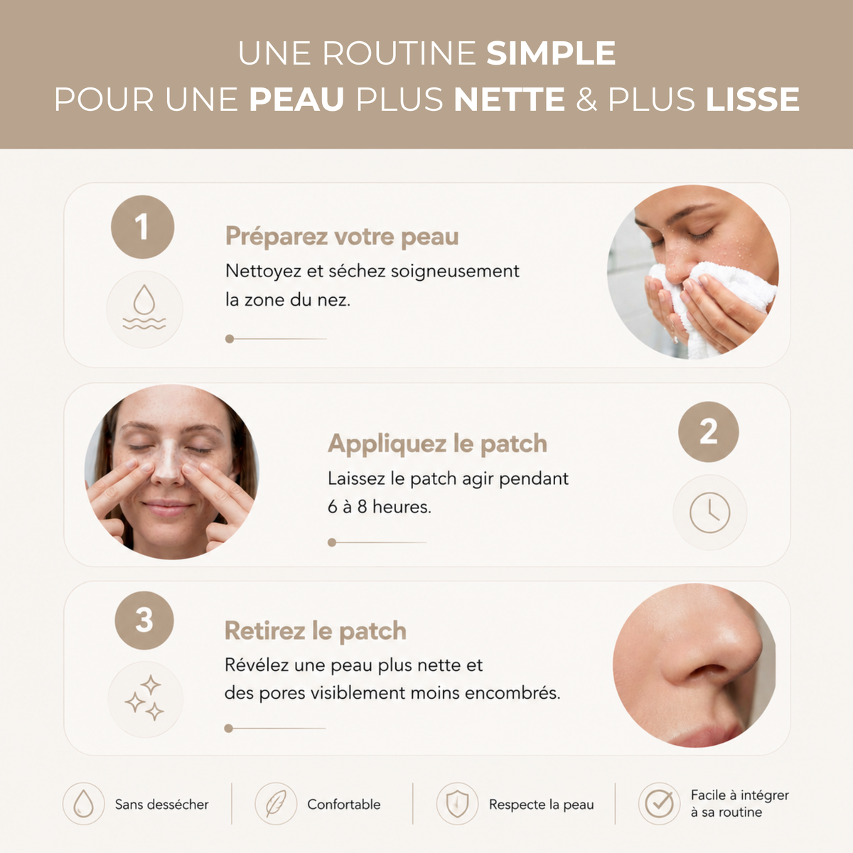 Patchs Purifiants Nez  Anti-Pores